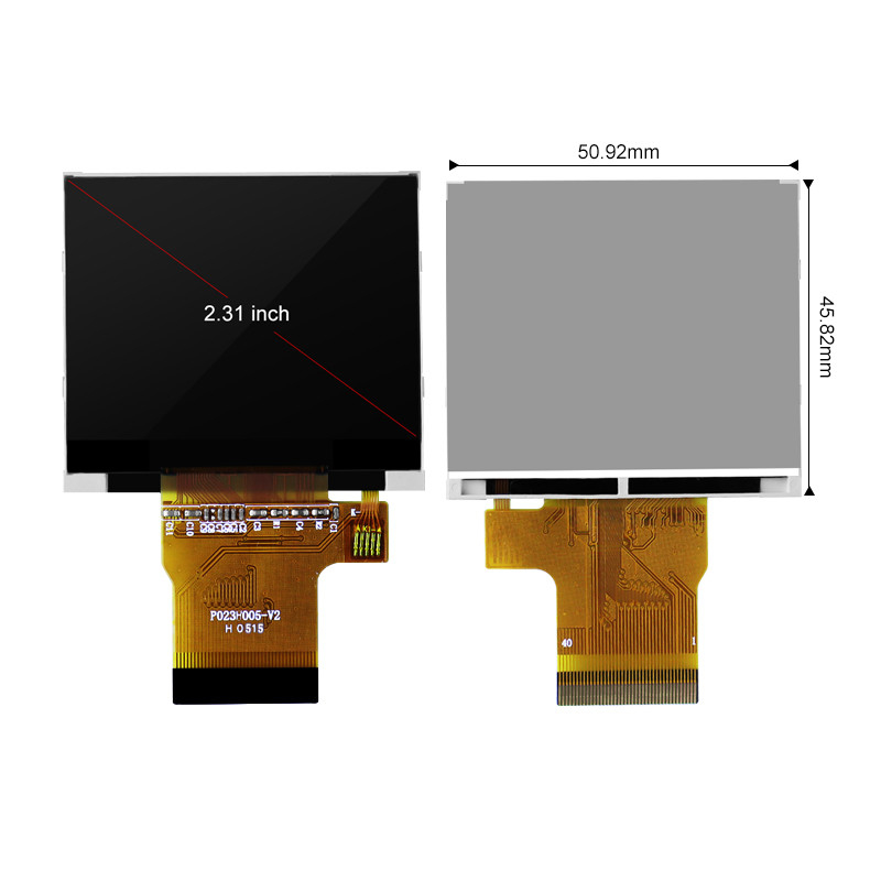 Polcd MCU SPI RGB Arayüzü Küçük LCD Modülü Kapasitif Renkli Dokunmatik Ekran 2.3 İnç