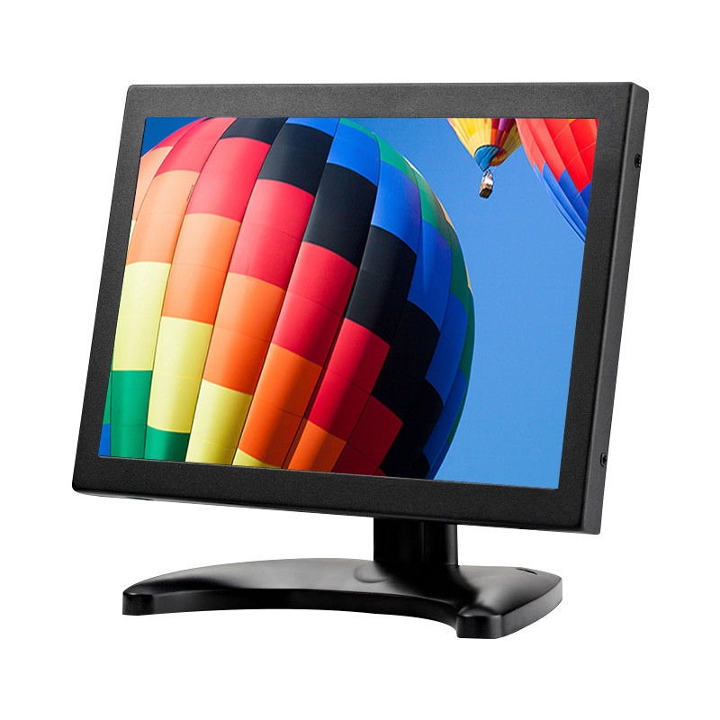 Polcd Metal Kasa 10 İnç Endüstriyel LCD Monitör Çok Fonksiyonlu Gömülü Dokunmatik Ekran