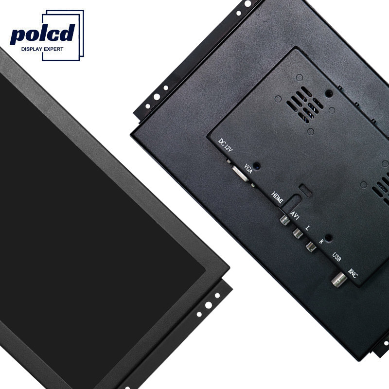 Polcd Endüstriyel 10 İnç Kapasitif Dokunmatik Monitör VGA Bilgisayar LCD Ekran Açık Çerçeve