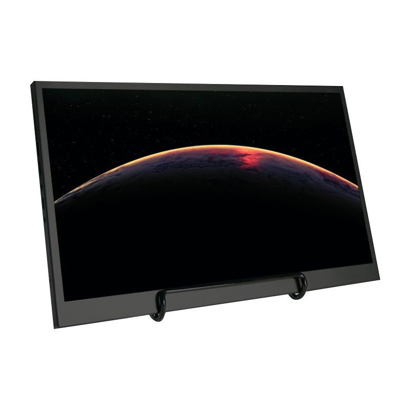 Polcd VGA HDMI Siyah Taşınabilir LCD Monitör Özel İnç LED Ekran Görüntü Çözünürlüğü