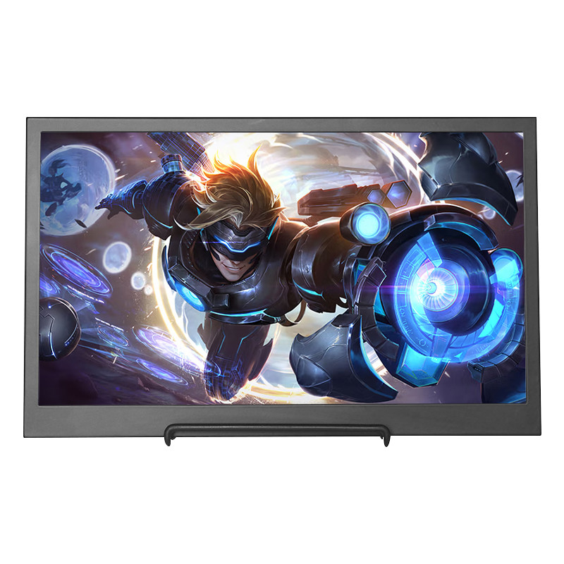 Polcd Plastik Kasa 15.6 İnç 1080P 4K IPS LED Oyun İçin Taşınabilir Bilgisayar Monitörü