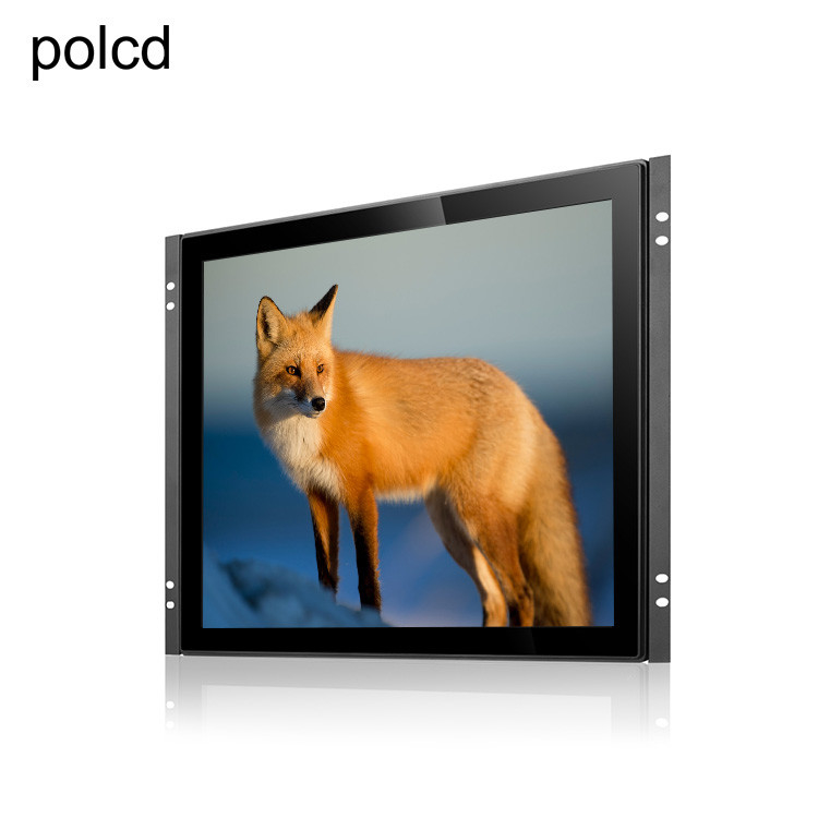Polcd Endüstriyel 15 İnç Açık Çerçeve LCD Monitör Saf Düzlem Kapasitif Dokunmatik Ekran