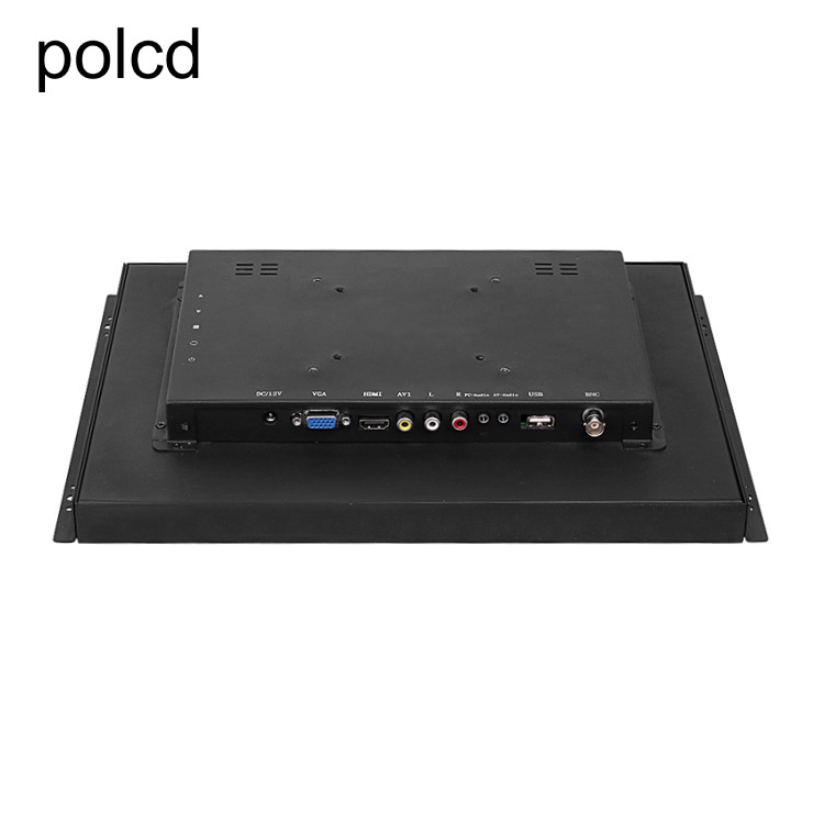 Polcd Endüstriyel 15 İnç Açık Çerçeve LCD Monitör Saf Düzlem Kapasitif Dokunmatik Ekran