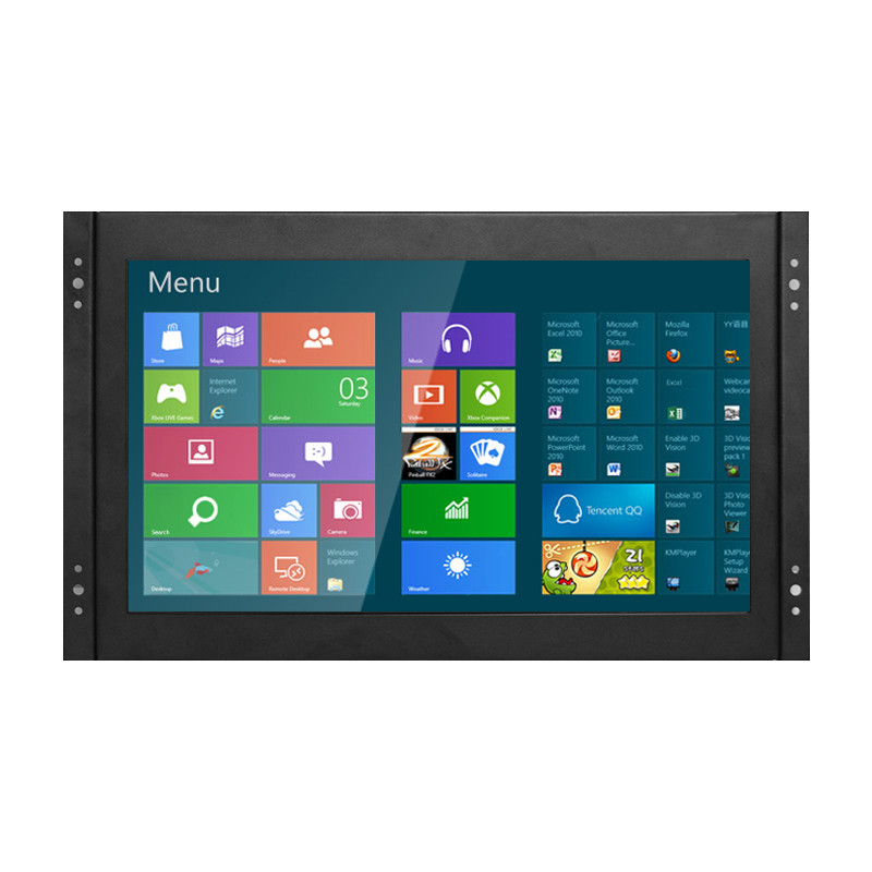 Polcd 13.3 İnç Metal Kasa Endüstriyel LCD Monitör Açık Çerçeve Dokunmatik Ekran VGA HDMI