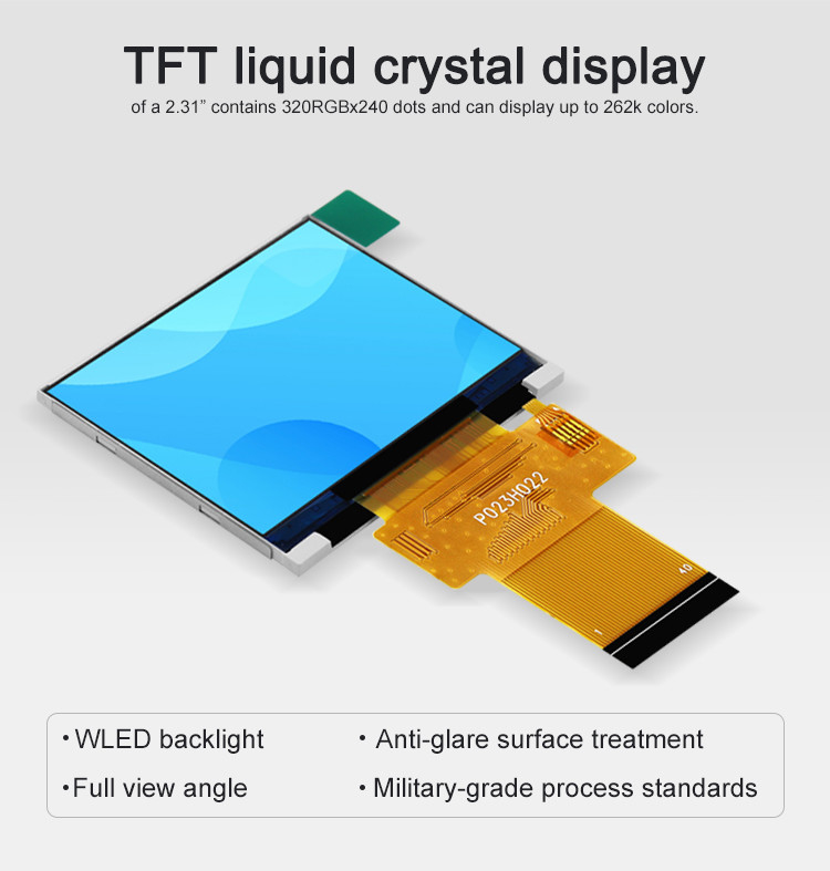 SPI ILI9342C Seri Port Nokta Vuruşlu Dokunmatik Ekran TFT Ekran 2.31 İnç IPS LCD 320x240