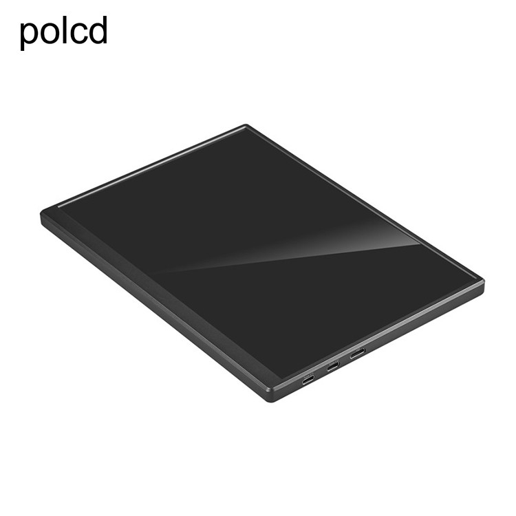 Alüminyum Alaşımlı Metal Dokunmatik Taşınabilir Monitör Polcd 10.5 İnç IPS HD Ses Çıkışı