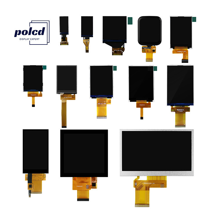 1,69 2,2 2,4 3,5 4 4,3 İnç Küçük LCD Ekran LCM TFT Tam Renkli RGB SPI IPS Paneli