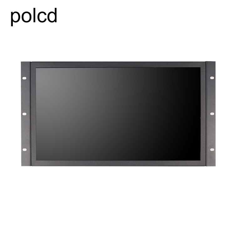 PC Metal Çerçeve Raf Montajı Açık Çerçeve Dirençli Dokunmatik Monitör 18.5 