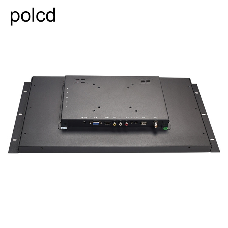 PC Metal Çerçeve Raf Montajı Açık Çerçeve Dirençli Dokunmatik Monitör 18.5 