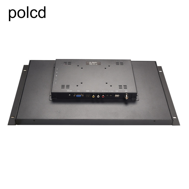 Endüstriyel Duvara Monte Asılı Kulak Metal Kasa LCD Ekran Monitör Polcd 19 Inç