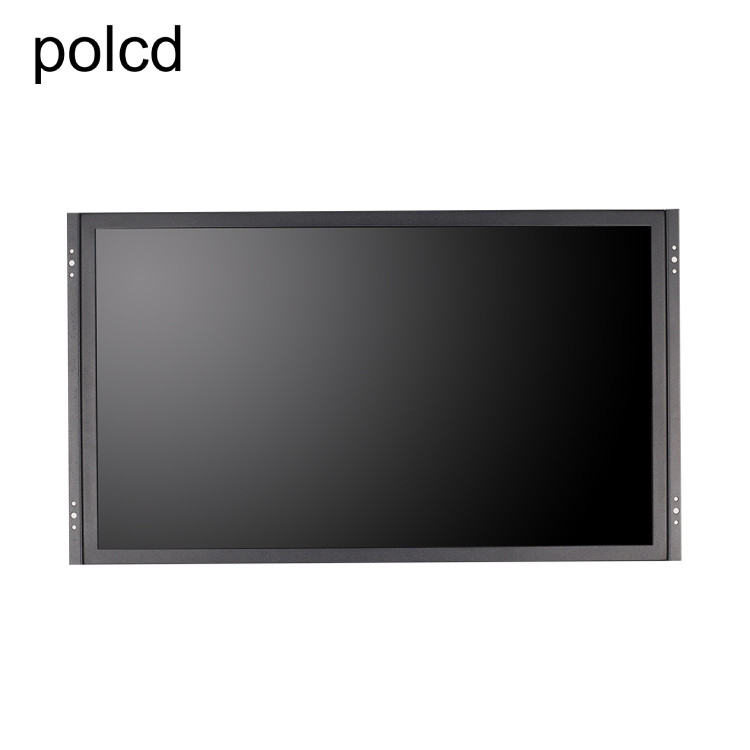 Endüstriyel Polcd 21.5 İnç LCD Monitör Dokunmatik Ekran Saf Düz Metal Alüminyum Kasa