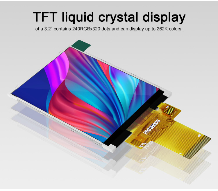Polcd 3.5 inç 240x320 piksel boyutu Küçük TFT Ekranı 320x480 ILI9488 Sürücü IC