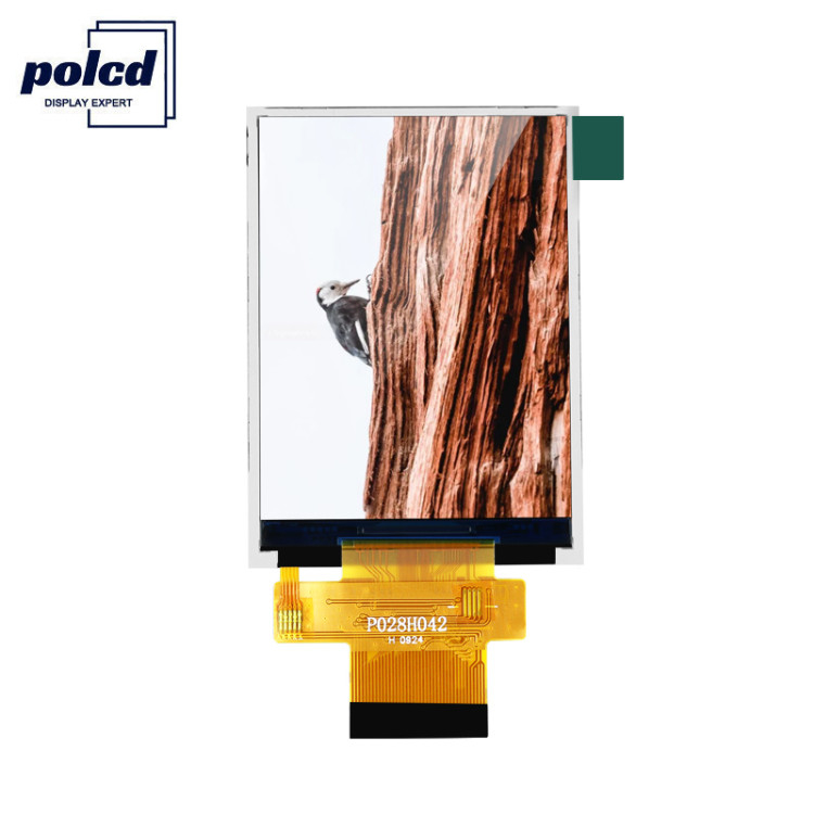 Polcd MCU 8 Bit 2.8 Lcd Modül 57.6Mm Dokunmatik Ekran Görüntü Modülü 12 0'CLOCK