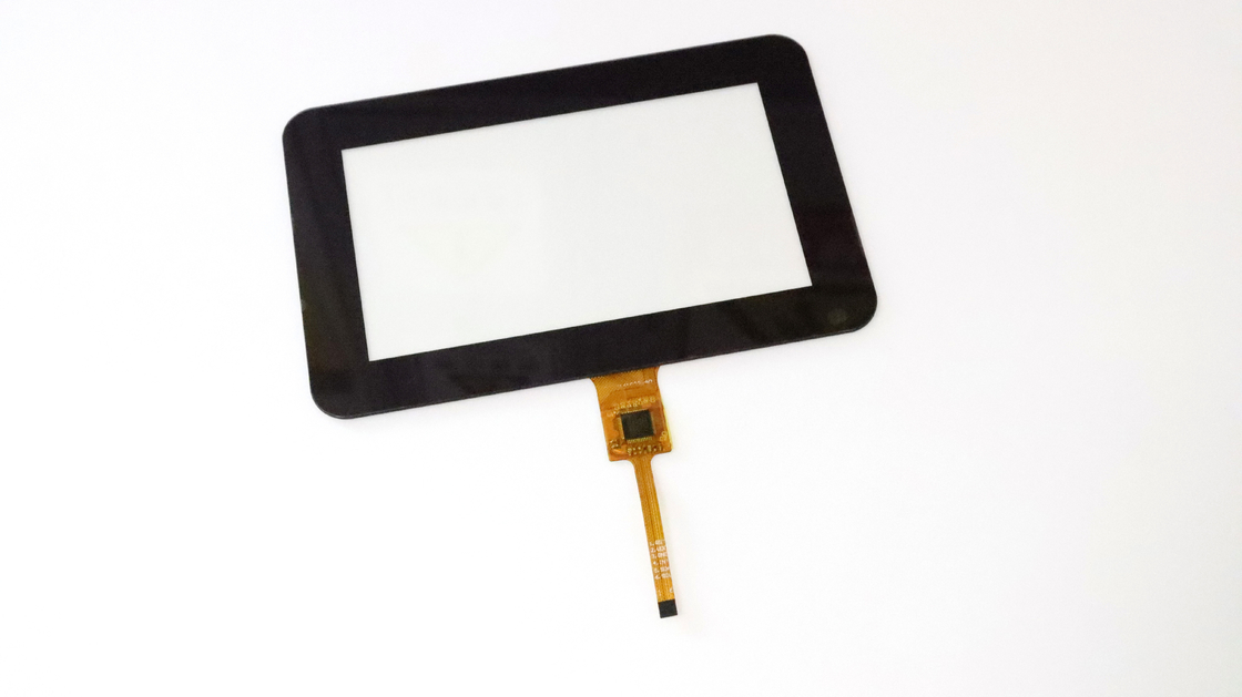 IIC Polcd LCD dokunmatik panel özelleştirilmiş 4.3 inç kare yüksek hassasiyetli G + G Ctp