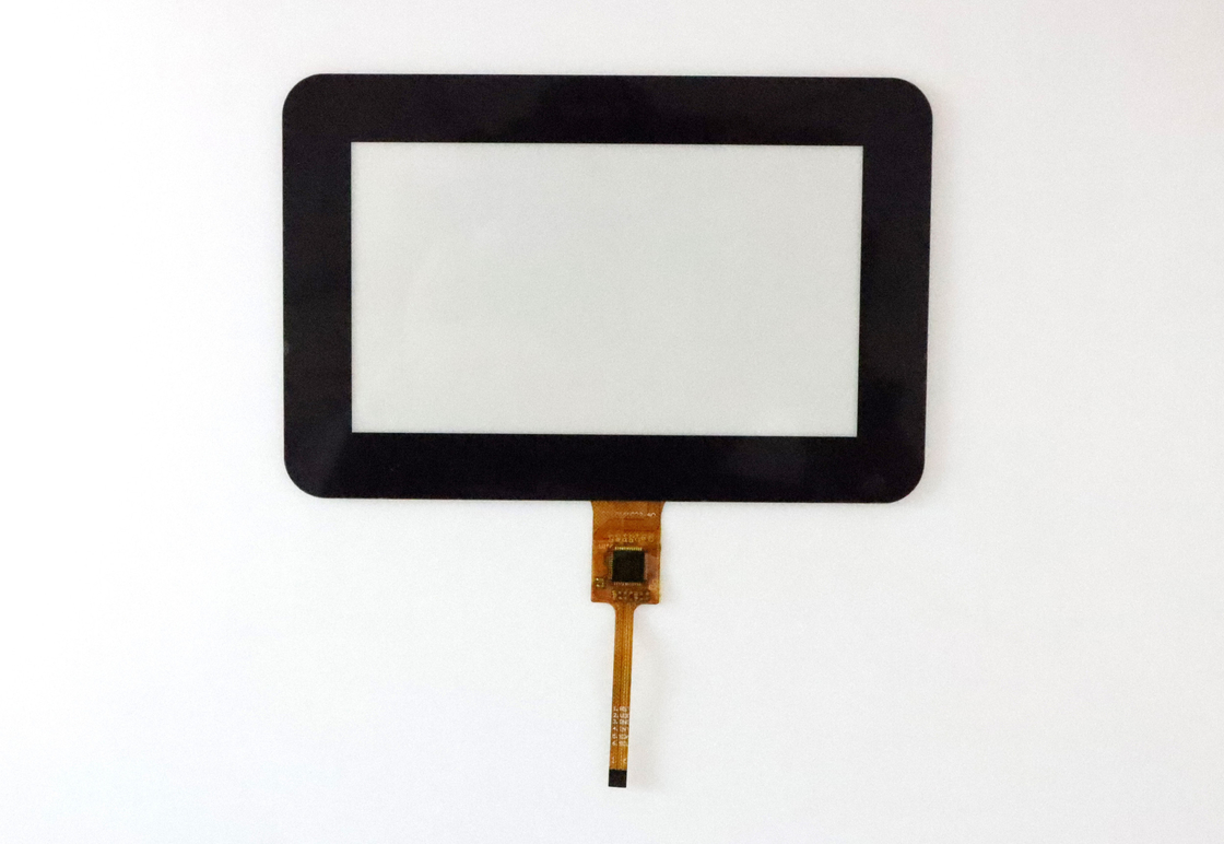 IIC Polcd LCD dokunmatik panel özelleştirilmiş 4.3 inç kare yüksek hassasiyetli G + G Ctp
