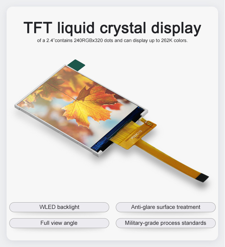 Polcd RoHS 2.4 İnç Lcd Tft Ekran ST7789V3 TFT LCD Modülü 4 Telli SPI