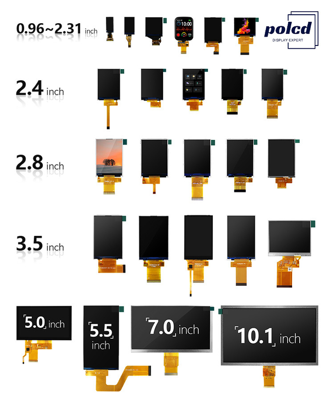 Polcd Özel TFT LCD 0.96 ~ 10.1