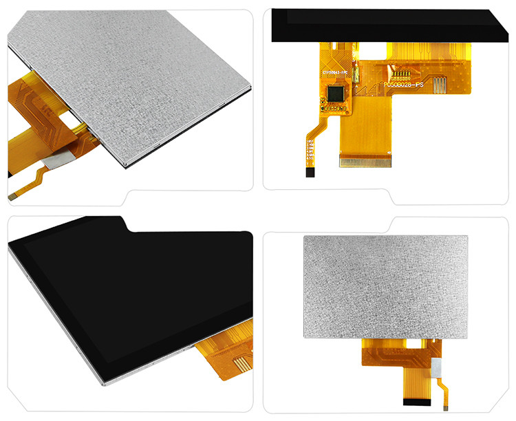 5 Inch Ips Tft LCD Ekran 24 Bit RGB Arayüzü 800*480 Görünüm