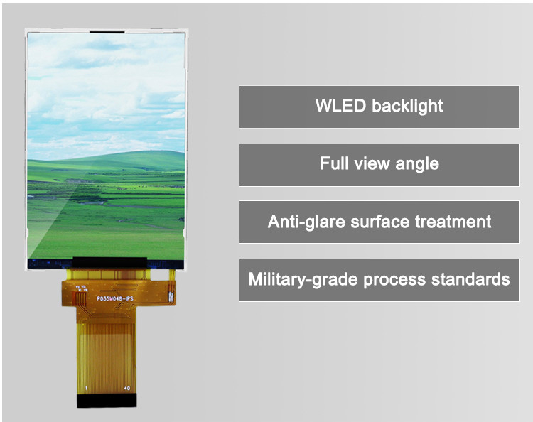 320x480 3.5 Inch Tft LCD Ekran 18 Bit Paralel Rgb Arayüzü Küçük Boyut