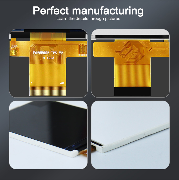 Polcd MCU 9 BIT 2.8 İnç Lcd Tft Ekran 240X320 Tft Renkli Ekran Ticari