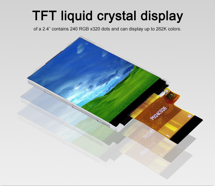 Polcd ST7789V 2.4 Inch Tft Display 12 0'CLOCK 240x320 tft LCD Panel Ekranı