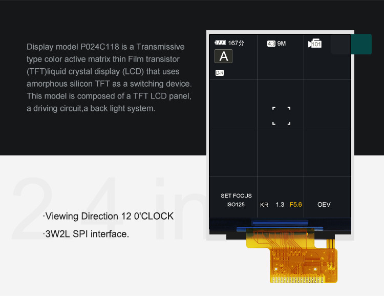 Polcd ST7789V2 HD TFT Ekran RoHS 2.4 Tft Spi 240x320 3 Kablo 2 Hat