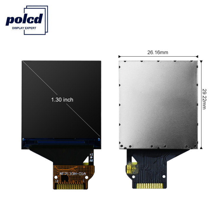 Polcd 350 Nit 240x240 St7789v 1.33 İnç TFT LCD Ekran 4 Telli SPI Siyah