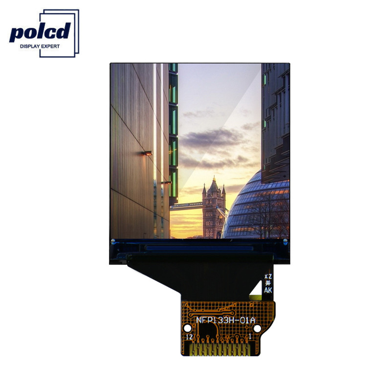 Polcd 350 Nit 240x240 St7789v 1.33 İnç TFT LCD Ekran 4 Telli SPI Siyah