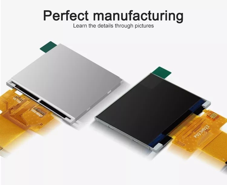 Polcd Siyah 320*240 RGB TFT Ekranı 18 Bit Yüksek Parlaklık 2.31 inçlik LCD Panel
