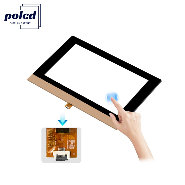 Polcd Özel 10.1 inç CTP 16:9 GT911 GG Şeffaf Cam Dokunmatik Ekran Kapasitif Dokunmatik Panel