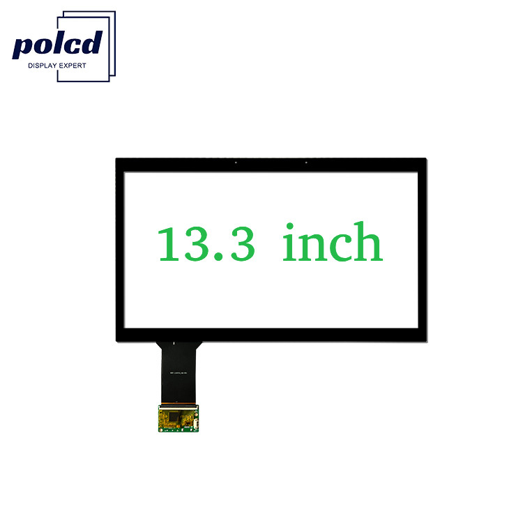 Polcd 13.3 inç Cam Çok Noktalı Dokunmatik Panel Su geçirmez CTP ILI2511 GG Kapasitif Dokunmatik Ekran