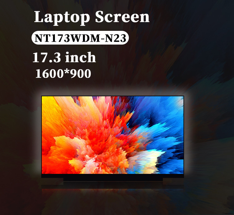 17.3 Inç Orijinal NT173WDM-N23 1600x900 Laptop için Emit edici eDP 60Hz 30 Pins Değiştirme LCD Ekran Paneli
