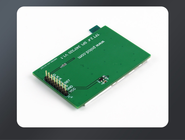 Polcd RoHS Renkli 262K Lcd Tft 2.4 İnç ST7789V2 Tft Dokunmatik Panel