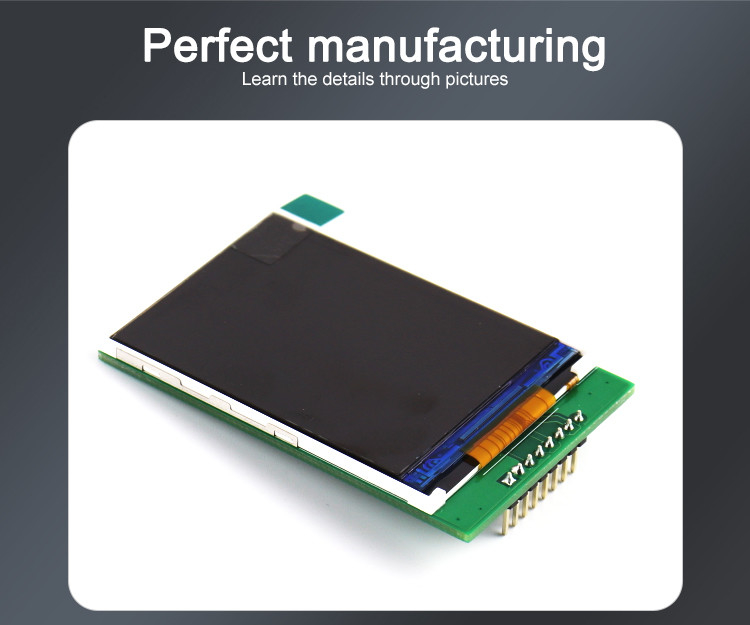 Polcd RoHS Renkli 262K Lcd Tft 2.4 İnç ST7789V2 Tft Dokunmatik Panel