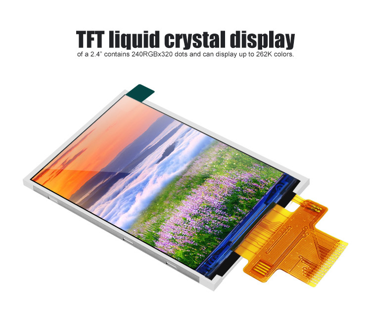 Polcd ST7789V2 2.4 Tft Ekran Renkli 262K TFT LCD Modül 48.96mm