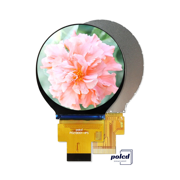 Polcd 2.1 inç IPS Küçük Yuvarlak LCD 480*480 Mipi arayüzü ST7701S Daire Yuvarlak TFT Ekran Modülü