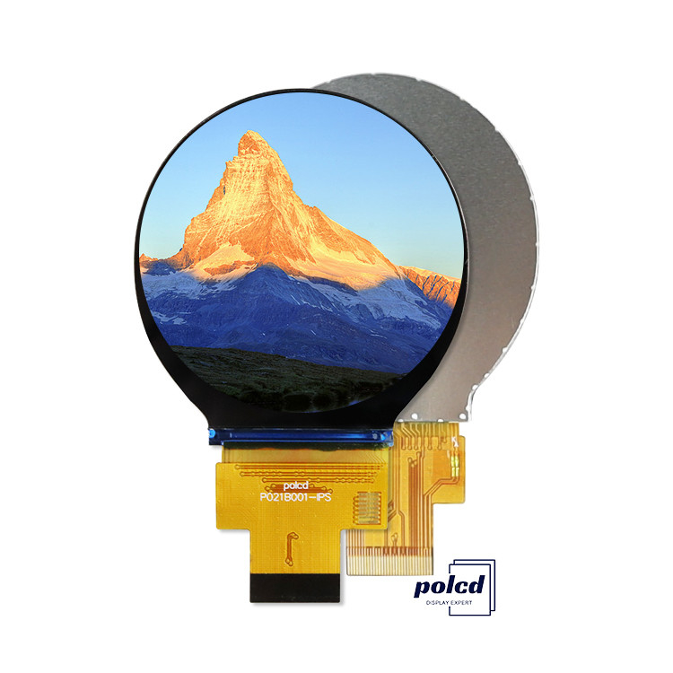 Polcd 2.1 inç IPS Küçük Yuvarlak LCD 480*480 Mipi arayüzü ST7701S Daire Yuvarlak TFT Ekran Modülü