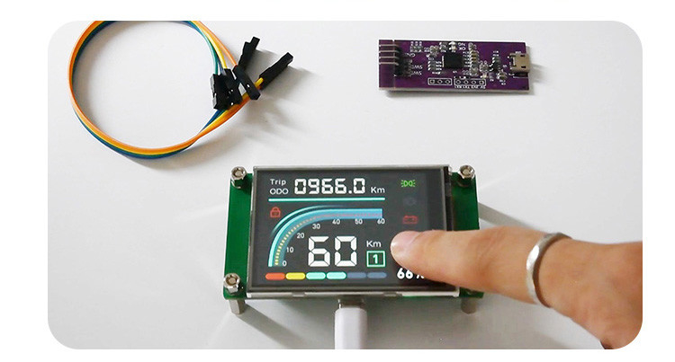 Polcd 2.4 Inch Tft LCD Modülü 240*320 Hmi Uart Port Akıllı LCD Ekranı Endüstriyel Direniş Dokunmatik Ekranı