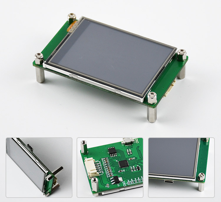 Polcd 2.4 Inch Tft LCD Modülü 240*320 Hmi Uart Port Akıllı LCD Ekranı Endüstriyel Direniş Dokunmatik Ekranı