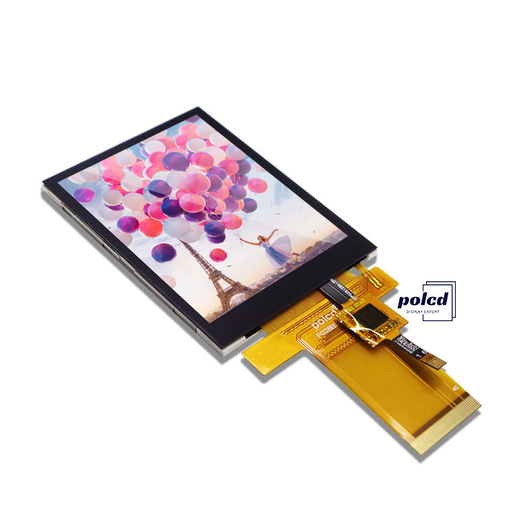 Polcd 2.8 inç 480 * 640 çözünürlük RGB arayüzü Dokunmatik Panel ST7701S LCD TFT Ekran Modülü