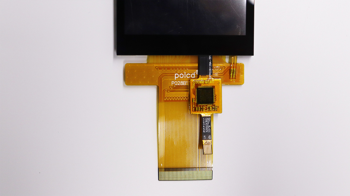 Polcd 2.8 inç 480 * 640 çözünürlük RGB arayüzü Dokunmatik Panel ST7701S LCD TFT Ekran Modülü