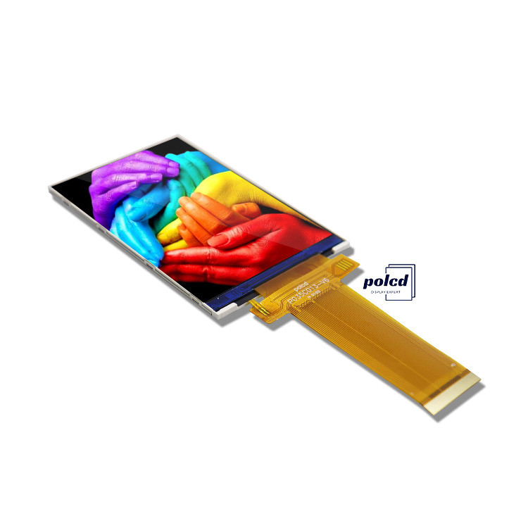 Polcd 3.5 Inch QVGA LCD Ekranı 320x480 çözünürlüklü MCU SPI Arabirim Dokunmatik Panel 3.5 