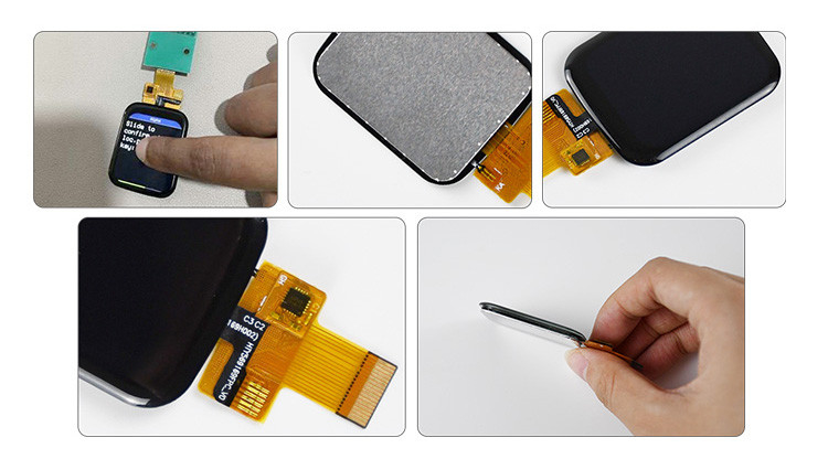 Polcd 1.69 Inch TFT Kapasitatif Dokunmatik Ekran 240x280 Normalde Siyah IPS LCD Modülü