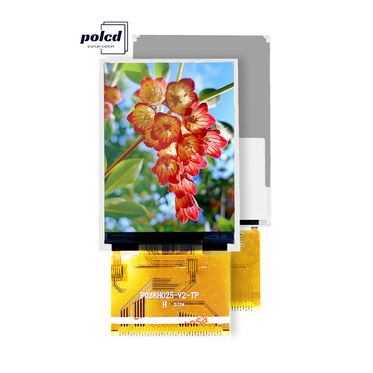 Polcd 300 Parlaklık 240X320 2.8 İnç Lcd Tft Ekran ILI9341V Tıbbi LCD Ekran
