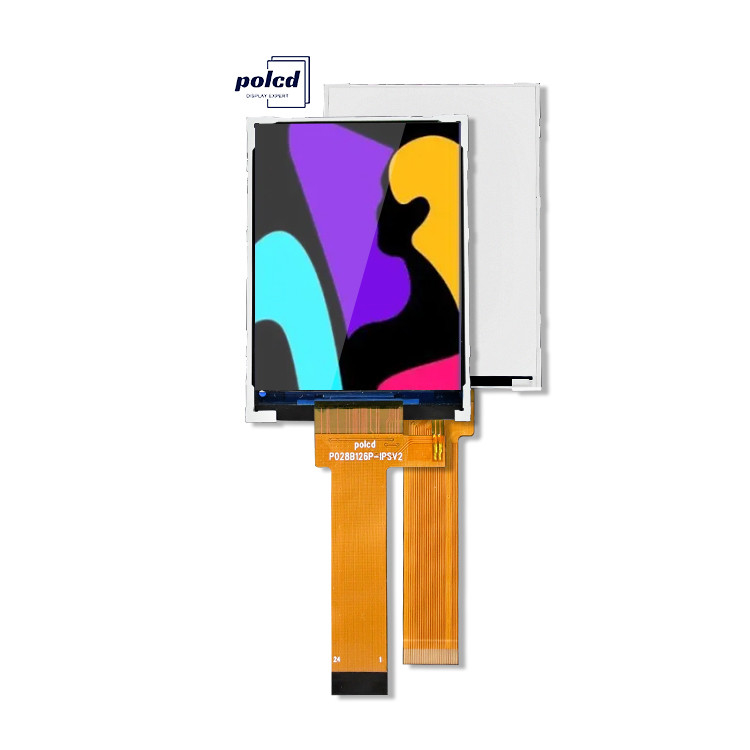 Polcd Küçük LCD 2.8 inç 240x320 Yüksek Parlaklık 900 nit IPS LCD Modülü Ekran 2.8' 'endüstriyel TFT