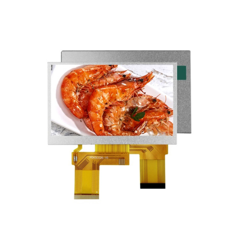 Polcd Özel 4.3 Inch 480*272 RGB 8 bit ILI6485 Renk 40pin 4.3' TFT LCD Modülü