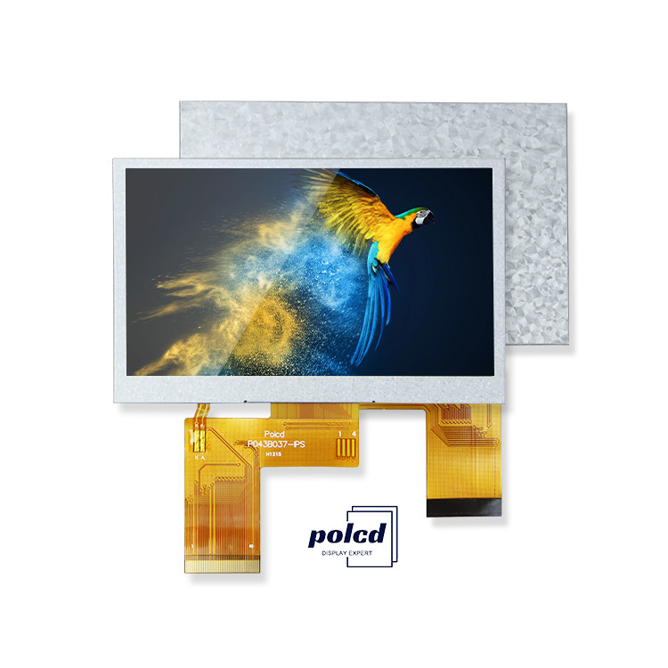 Polcd 4.3 Inch 400 Parlaklık 480x272 LCD IPS Ekranı NV3041A ic MCU SPI Arayüzü TFT Ekranı