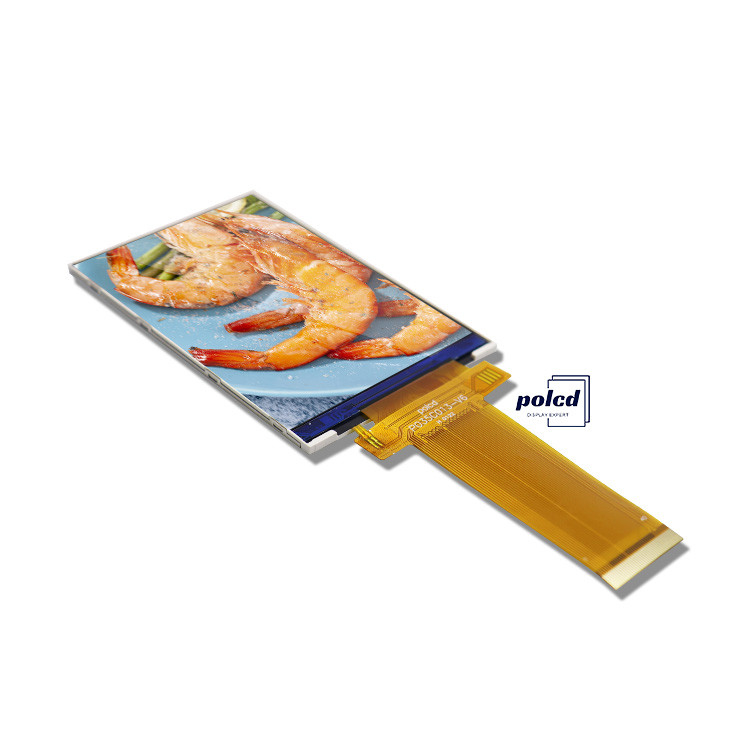Polcd LCM fabrika 3.5 inç 320*480 Mcu Spi ara yüzü 300 nit TFT LCD Modülü Kapasitatif Dokunmatik Panel Ekranı