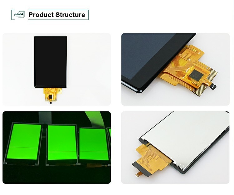 Polcd Özel 3.5 Inch Kapasitatif Dokunmatik Panel 320x480 500nit RGB arayüzü IPS Tft LCD Ekran Modülü