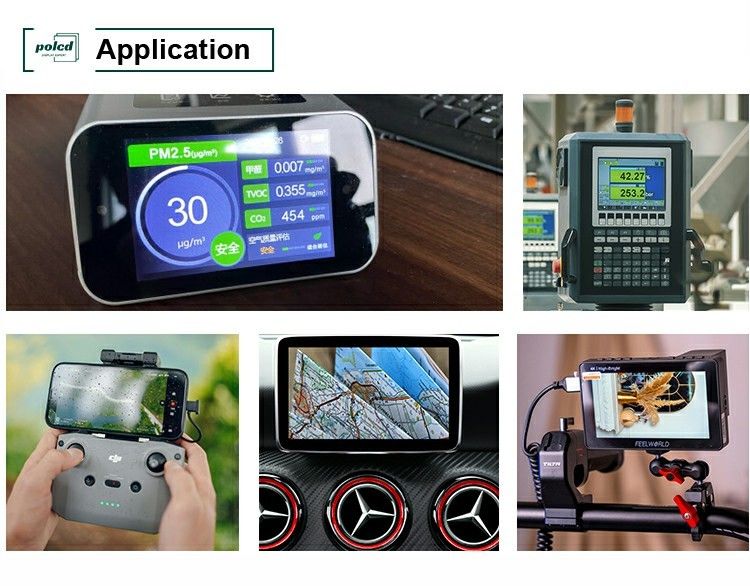 Polcd Özel Rgb Arayüzlü 2.8 İnç Küçük Renkli TFT Ekran Paneli Dokunmatik Ekran LCD Modülü